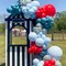Red and Blue Balloons,12 Inch Navy Blue Macaron Blue and Dark Blue with Matte Red Balloons,for Birthday Wedding Baby Shower Superhero Theme Party Decorations